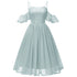 Sweetheart Sling Lace Bridesmaids Dress #Lace #Spaghetti Strap #Bridesmaids